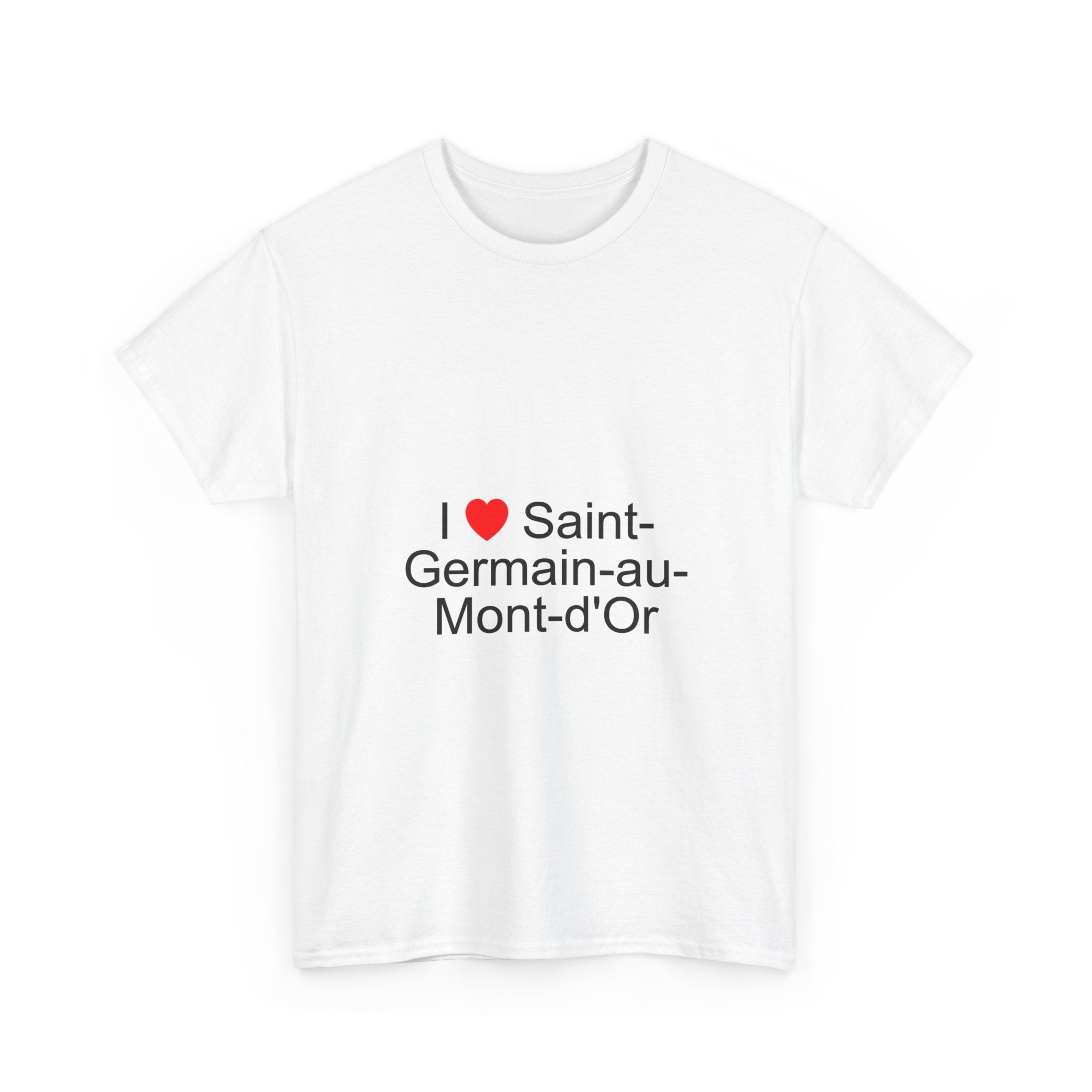 T-shirt I love saint-germain-au-mont-d'or