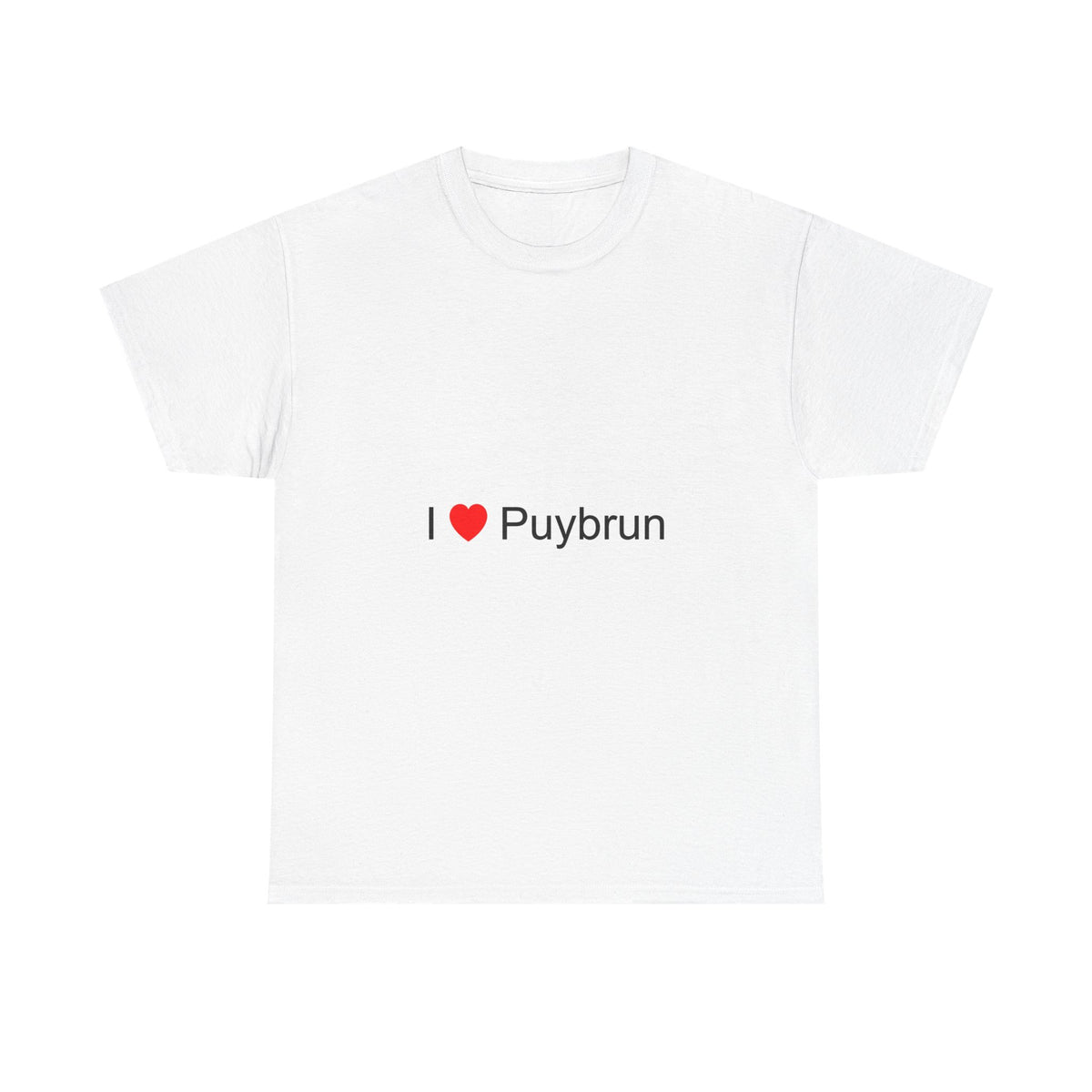 T-shirt I love puybrun