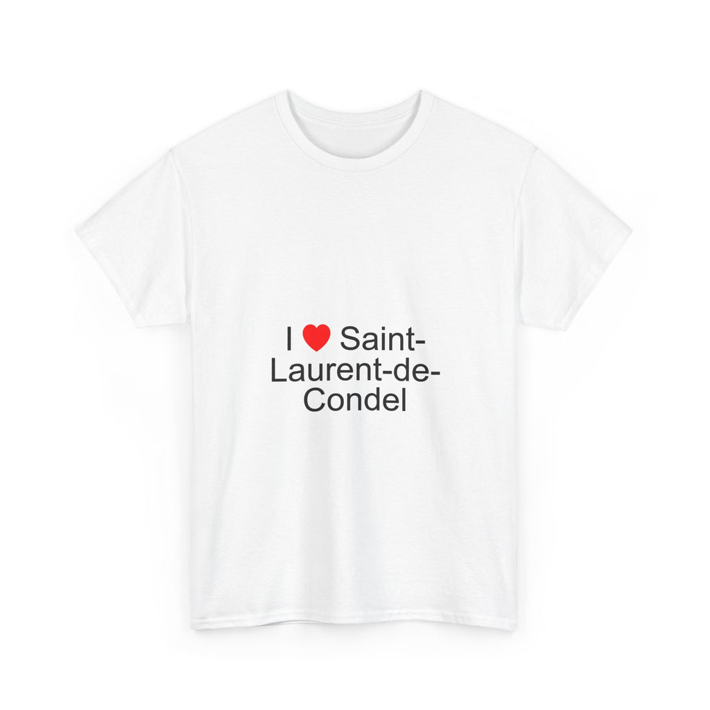T-shirt I love saint-laurent-de-condel