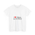 T-shirt I love villers-sur-le-mont