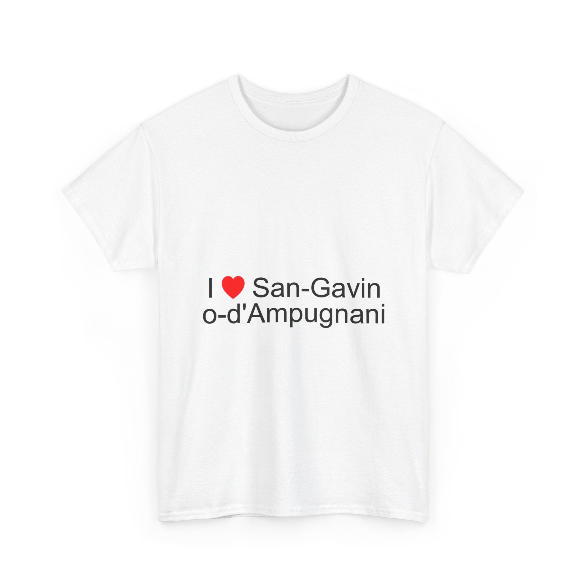 T-shirt I love san-gavino-d'ampugnani