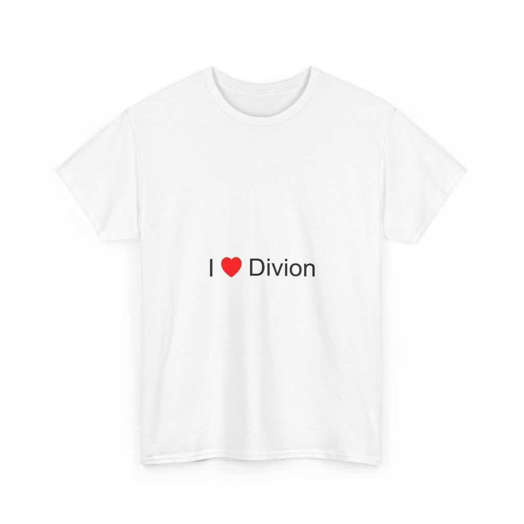 T-shirt I love divion