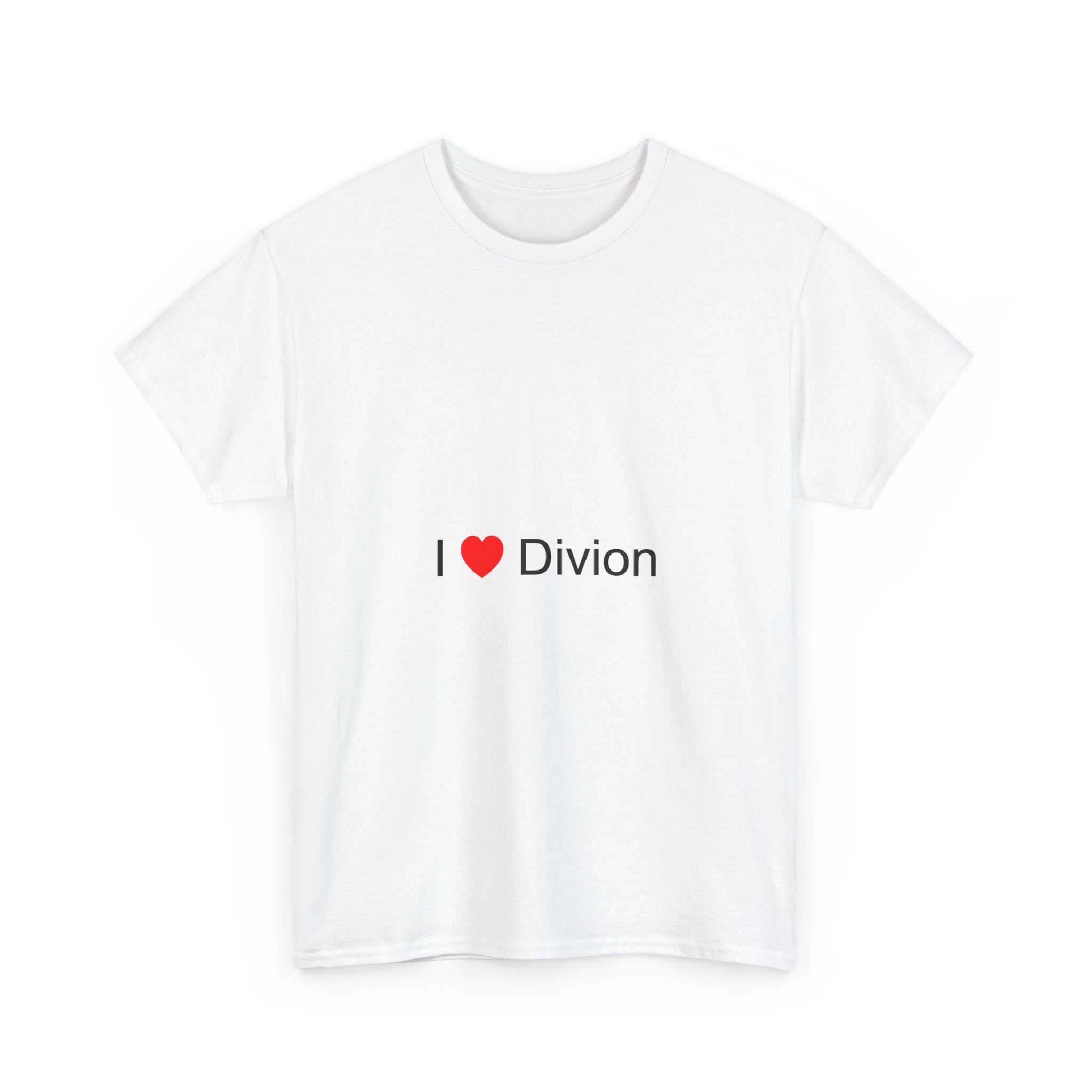 T-shirt I love divion
