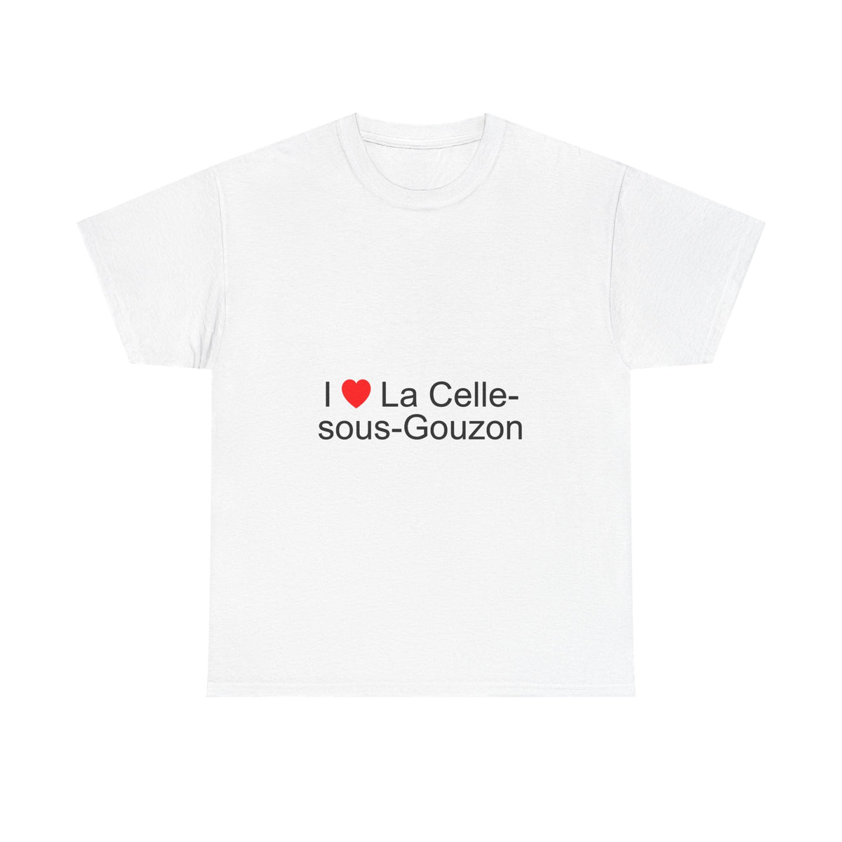 T-shirt I love la celle-sous-gouzon