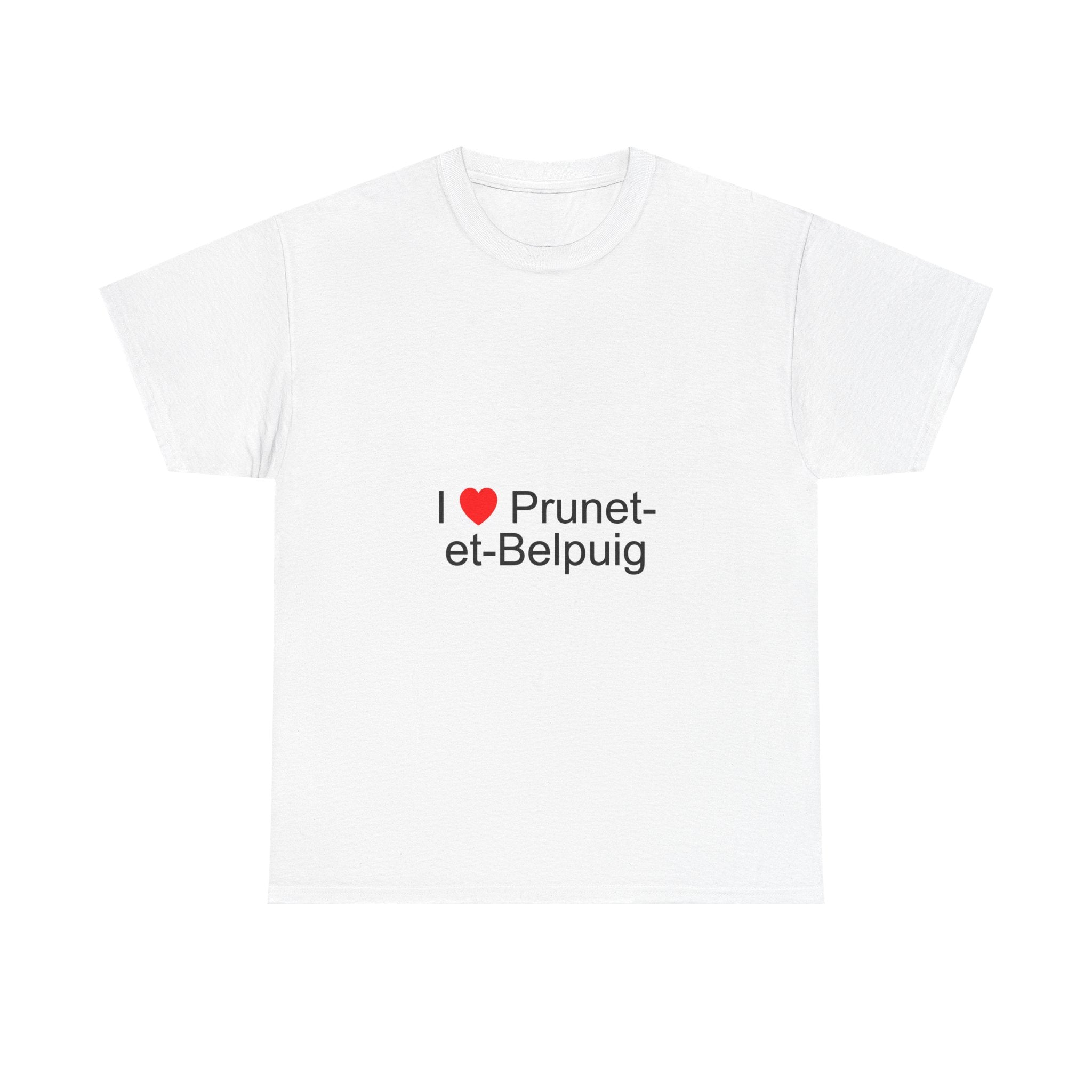 T-shirt I love prunet-et-belpuig