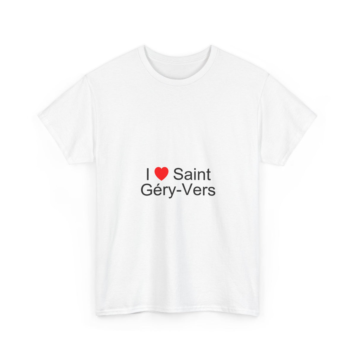 T-shirt I love saint géry-vers