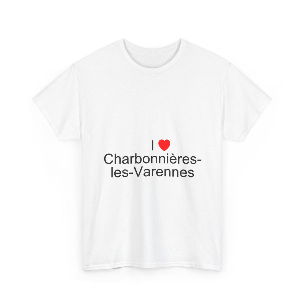 T-shirt I love charbonnières-les-varennes