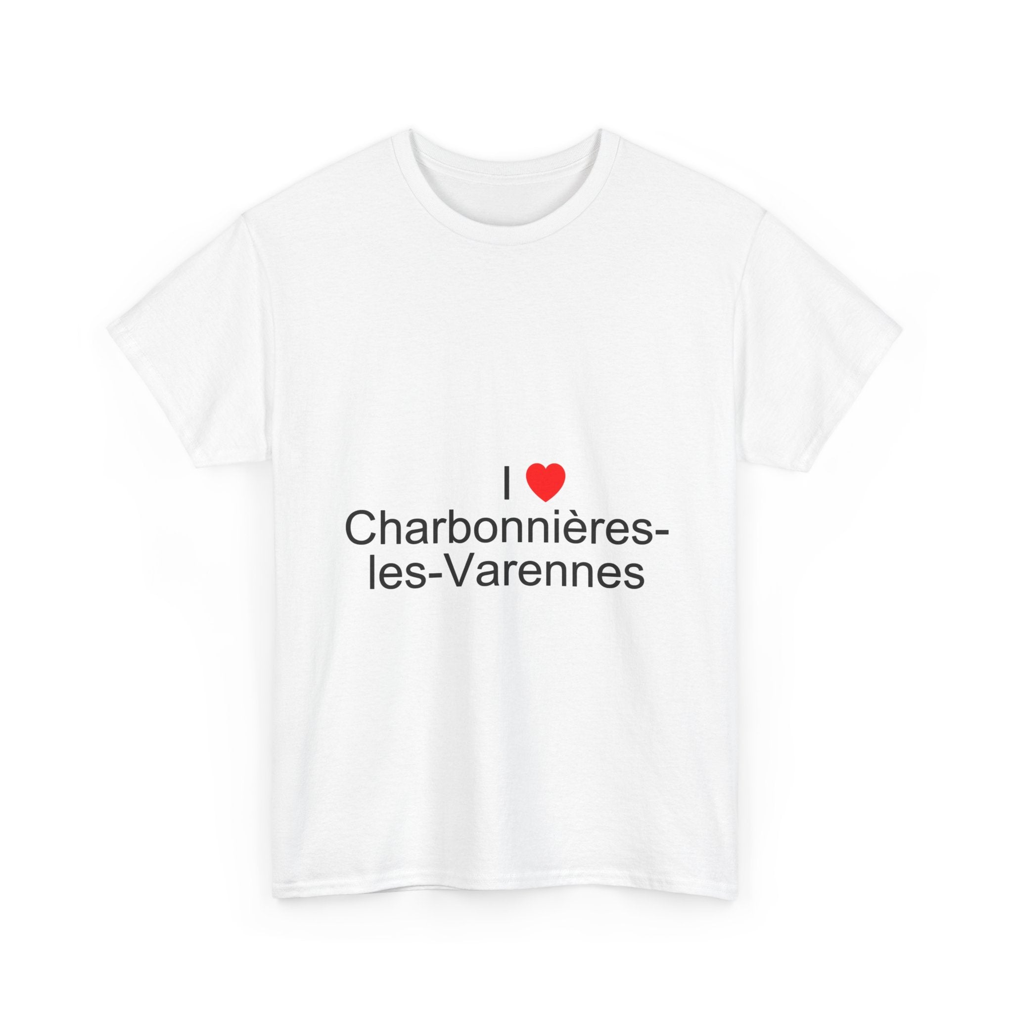 T-shirt I love charbonnières-les-varennes