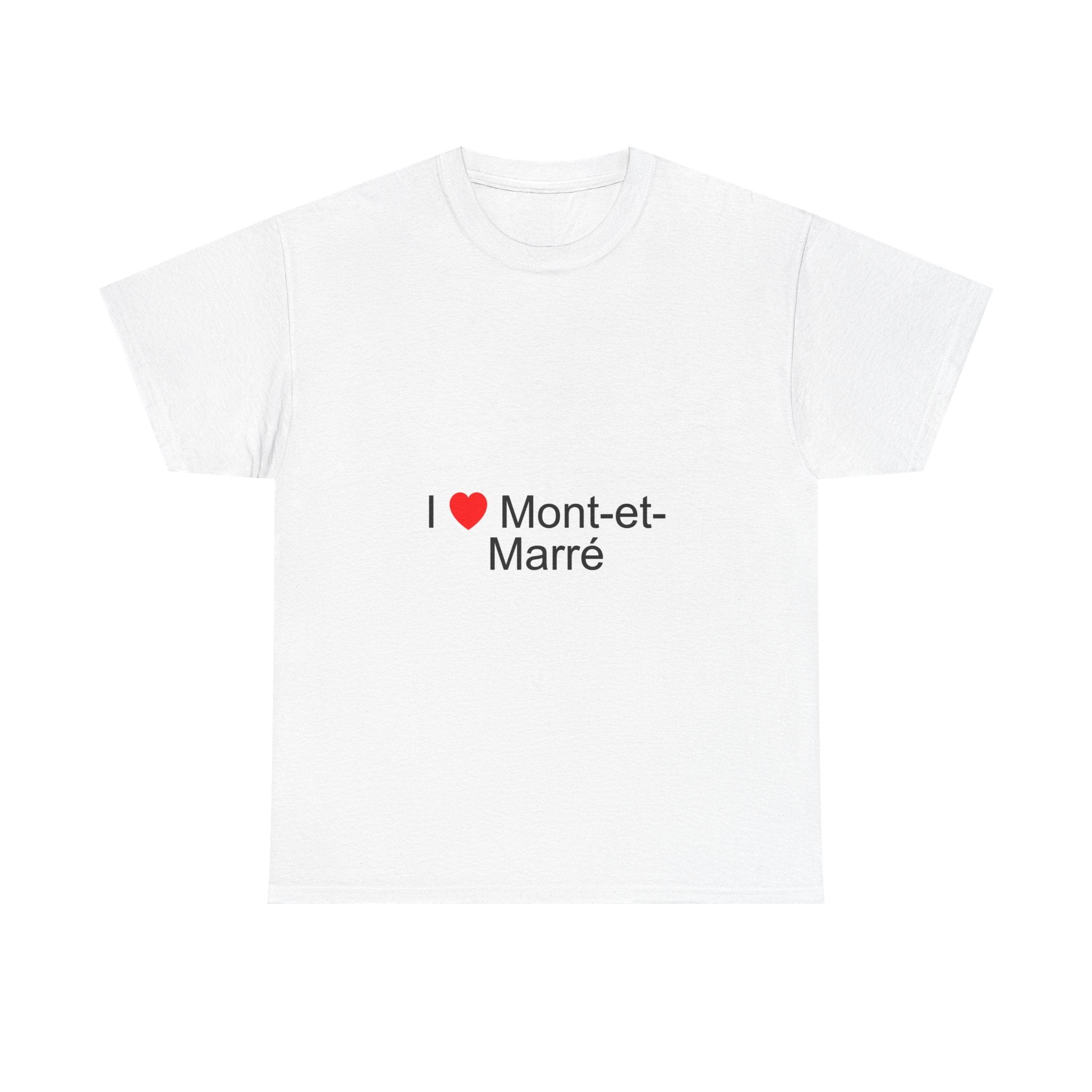 T-shirt I love mont-et-marré