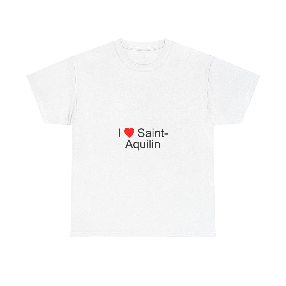 T-shirt I love saint-aquilin
