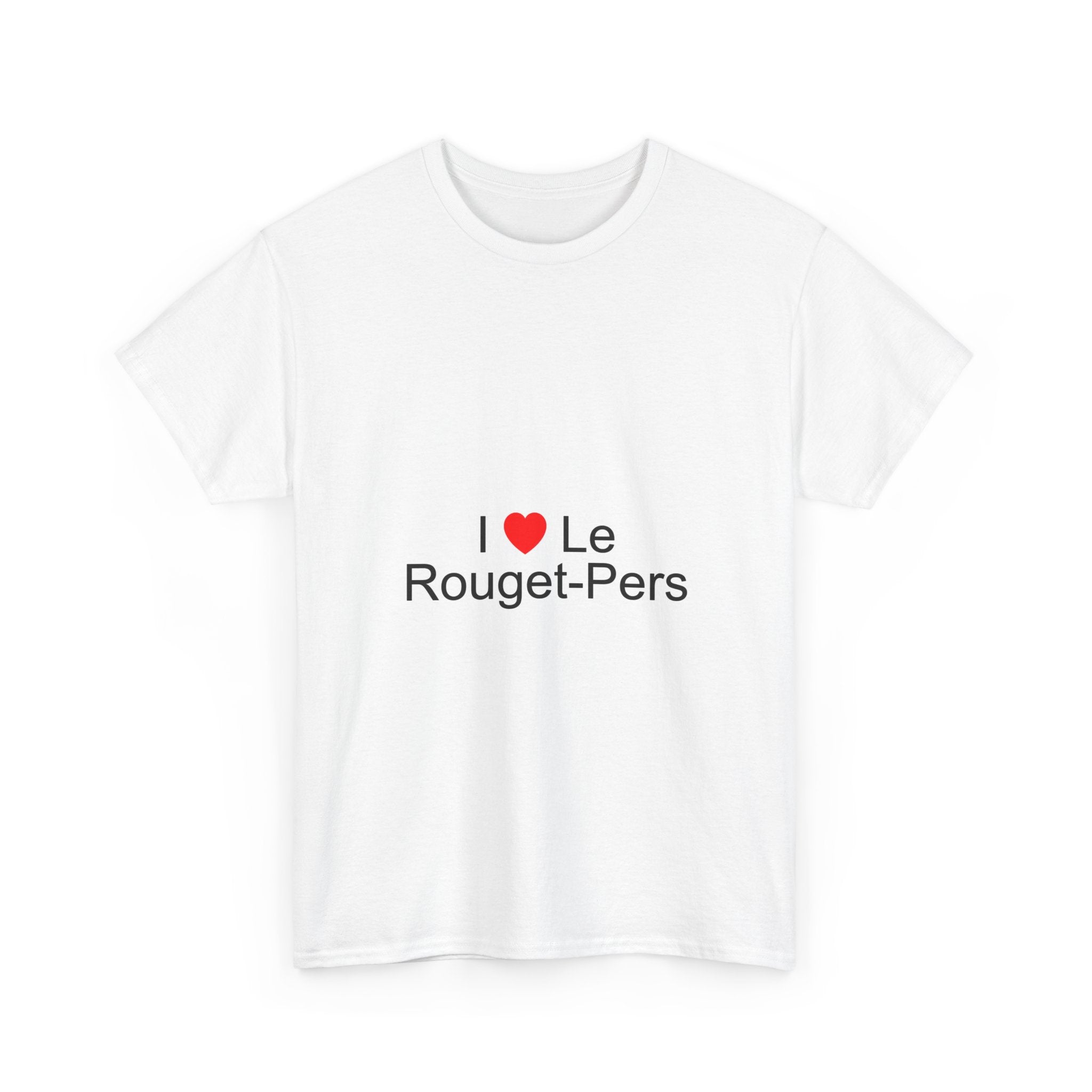 T-shirt I love le rouget-pers
