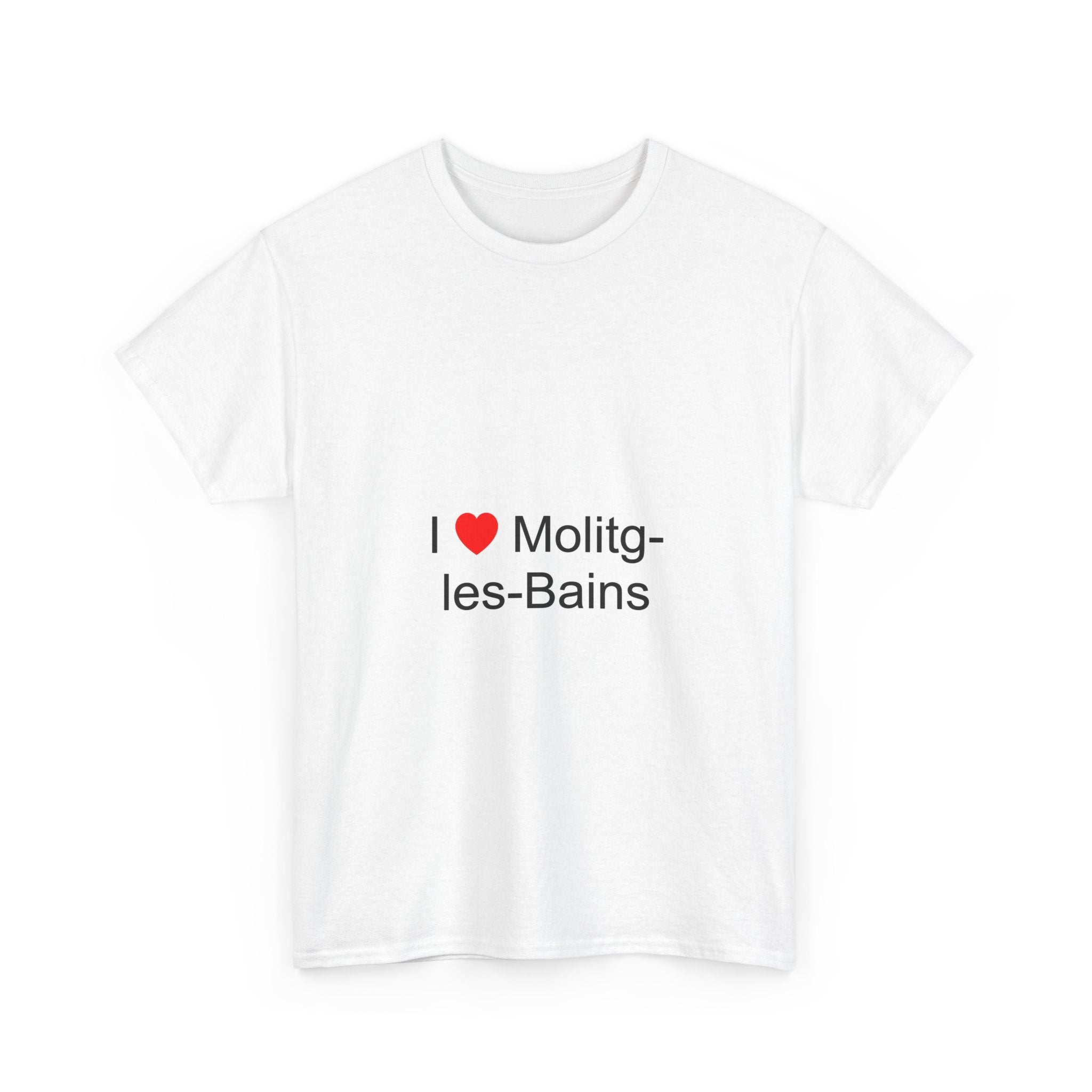 T-shirt I love molitg-les-bains