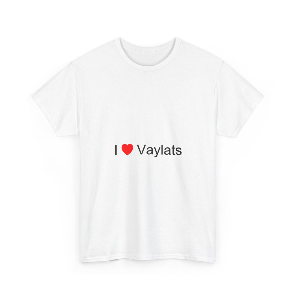 T-shirt I love vaylats
