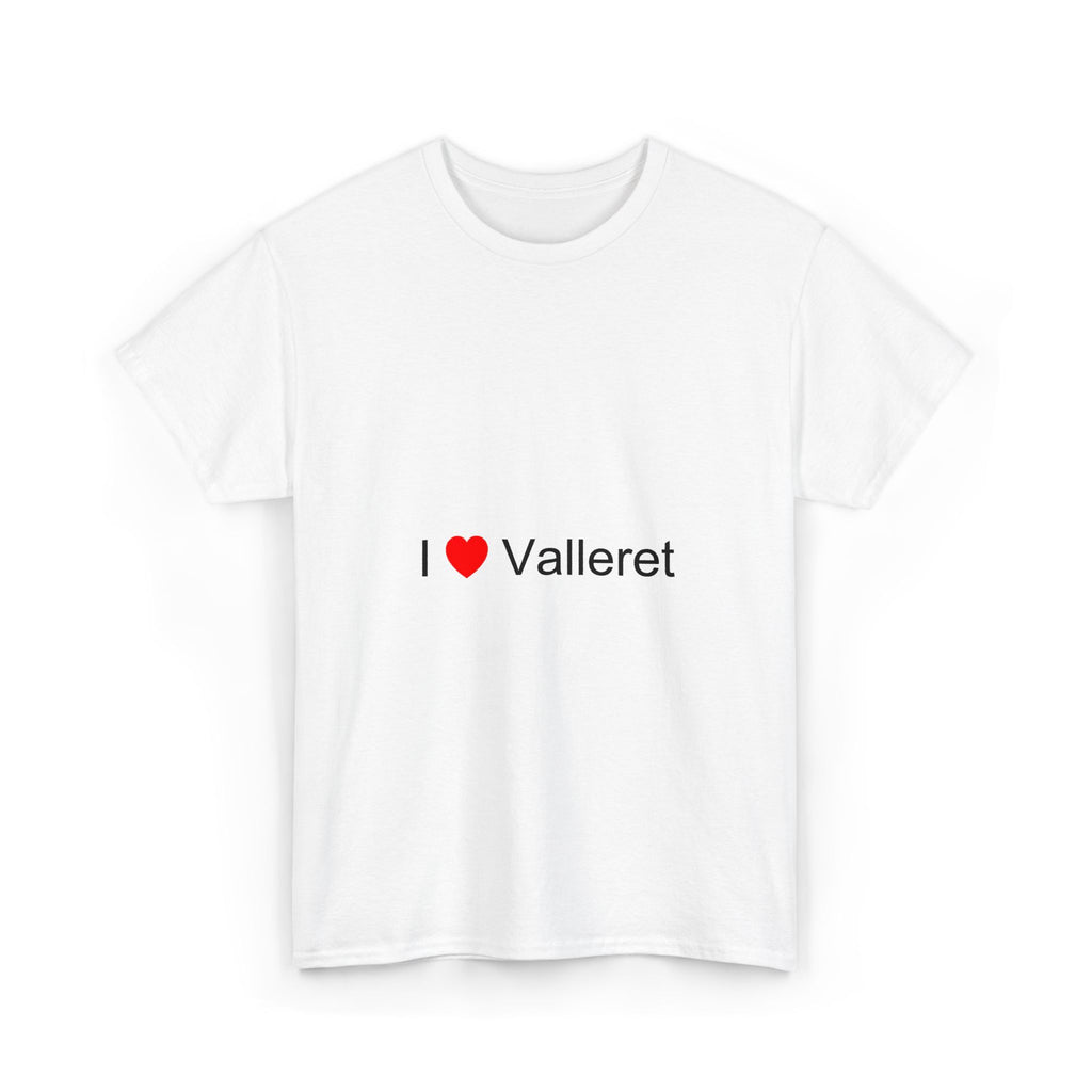 T-shirt I love valleret