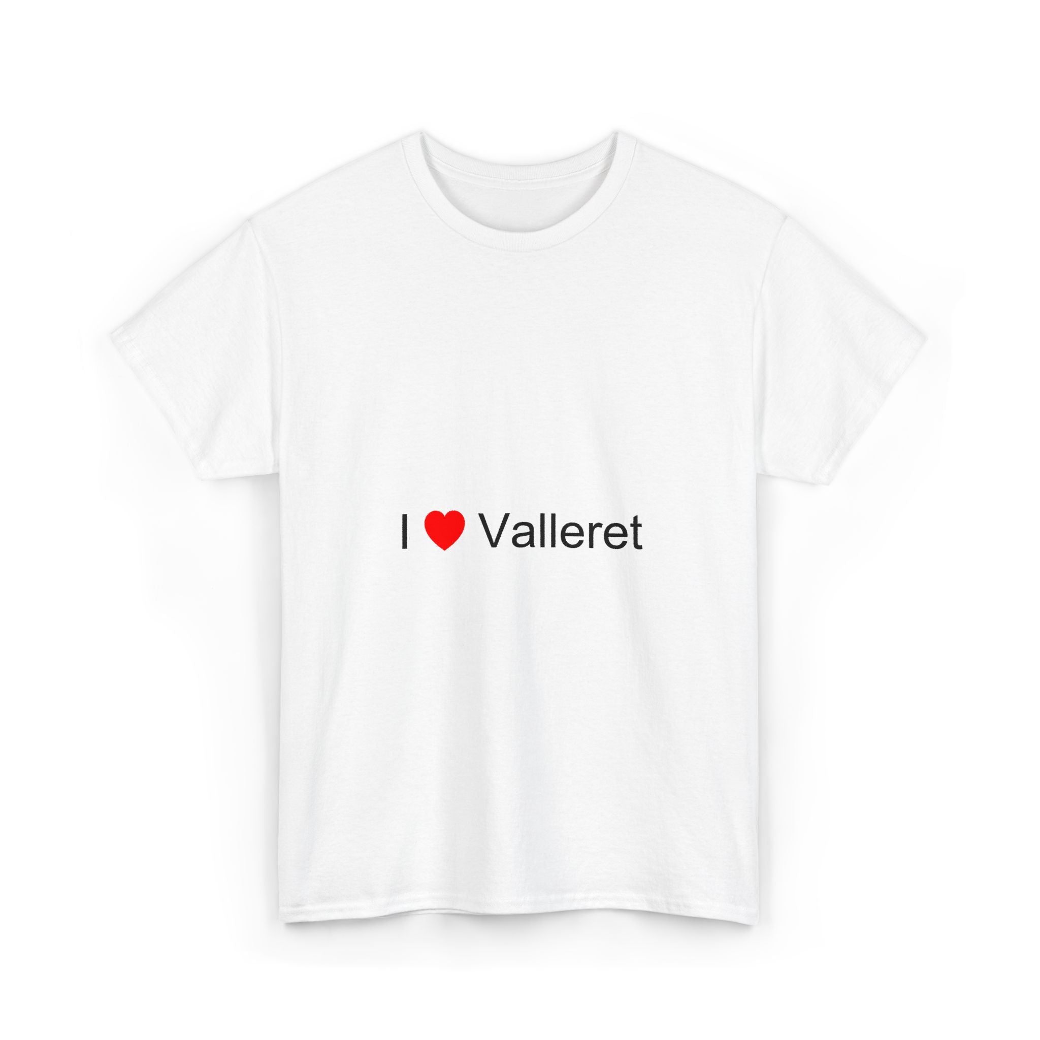 T-shirt I love valleret