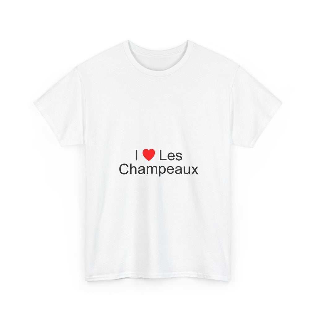 T-shirt I love les champeaux