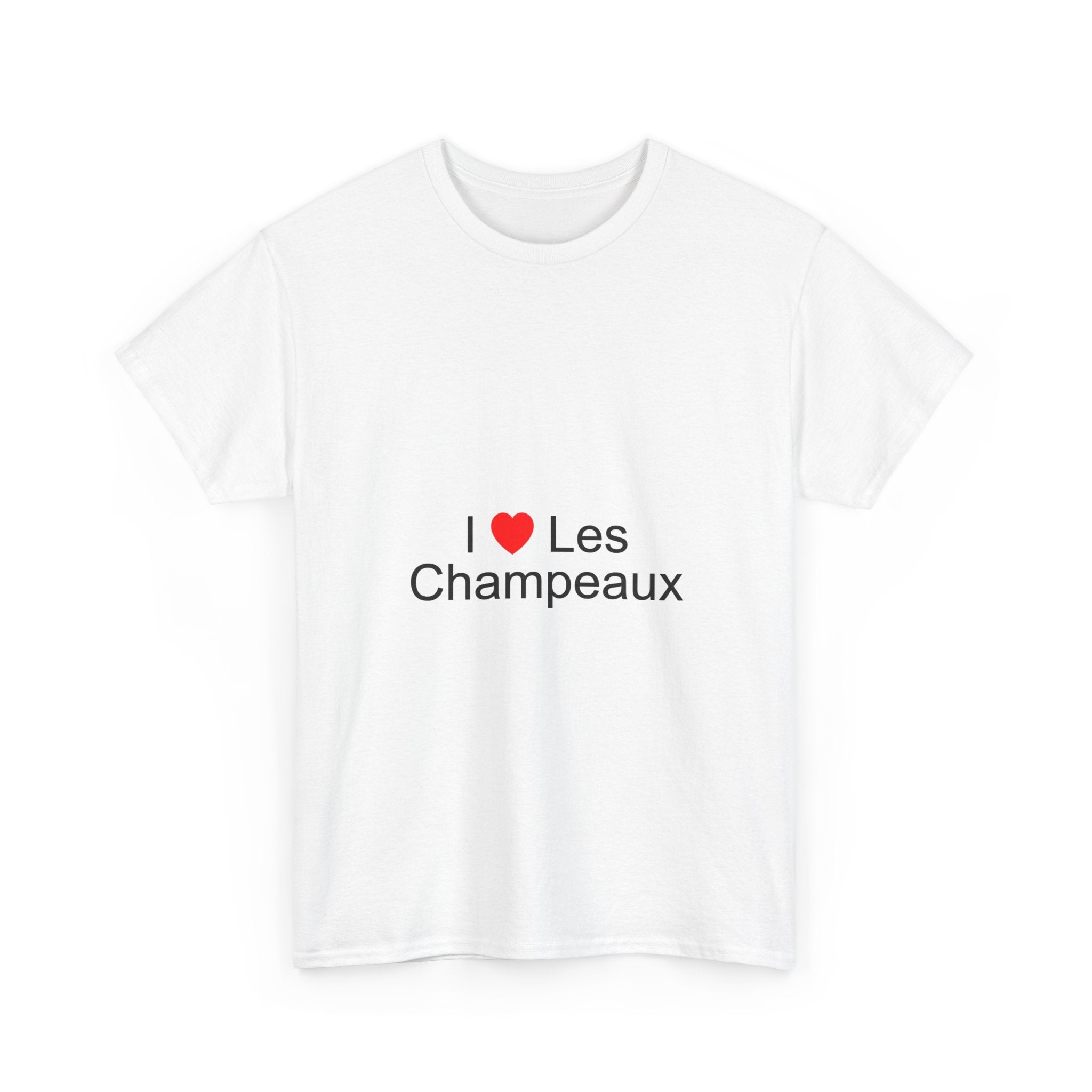 T-shirt I love les champeaux