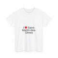 T-shirt I love saint-martin-des-olmes