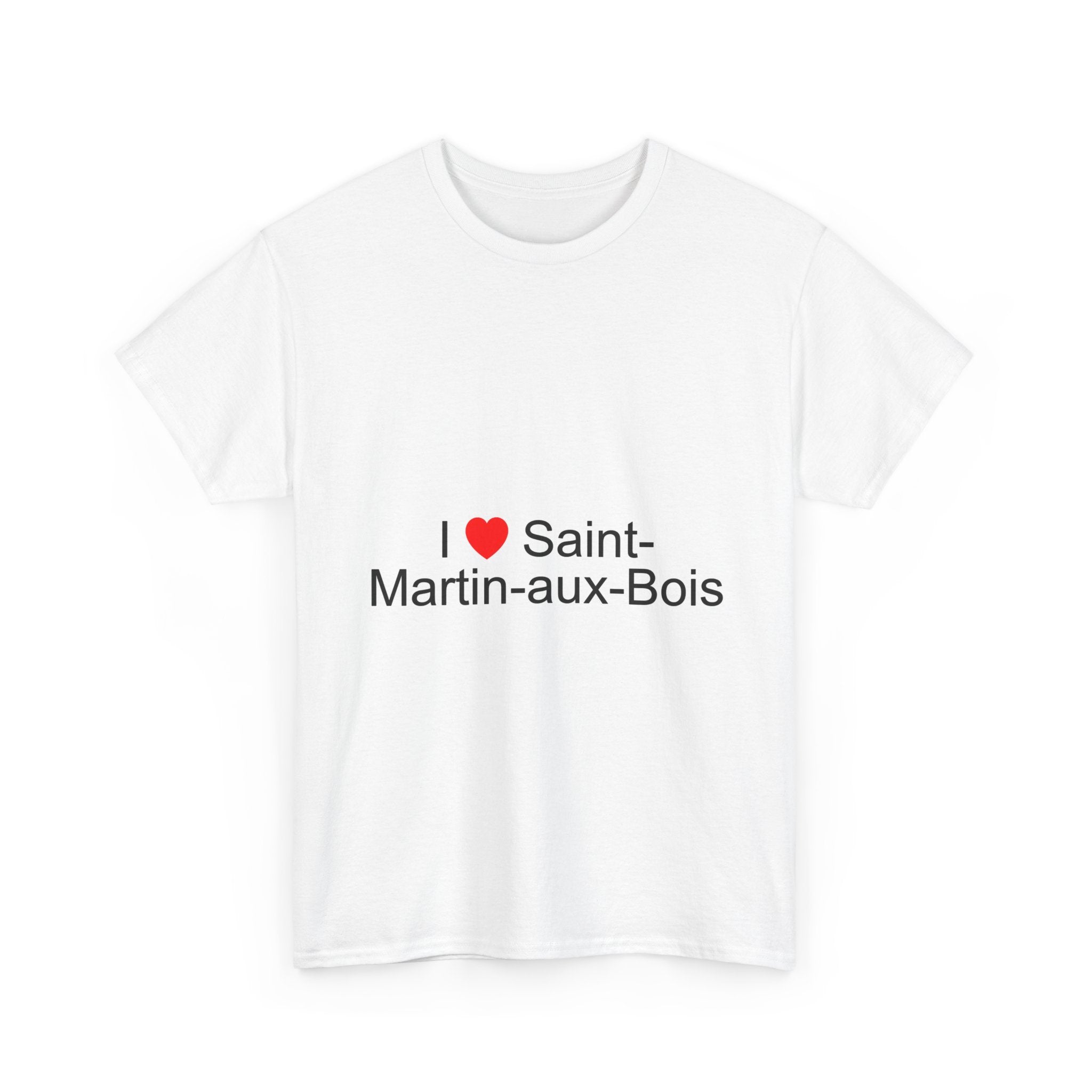T-shirt I love saint-martin-aux-bois