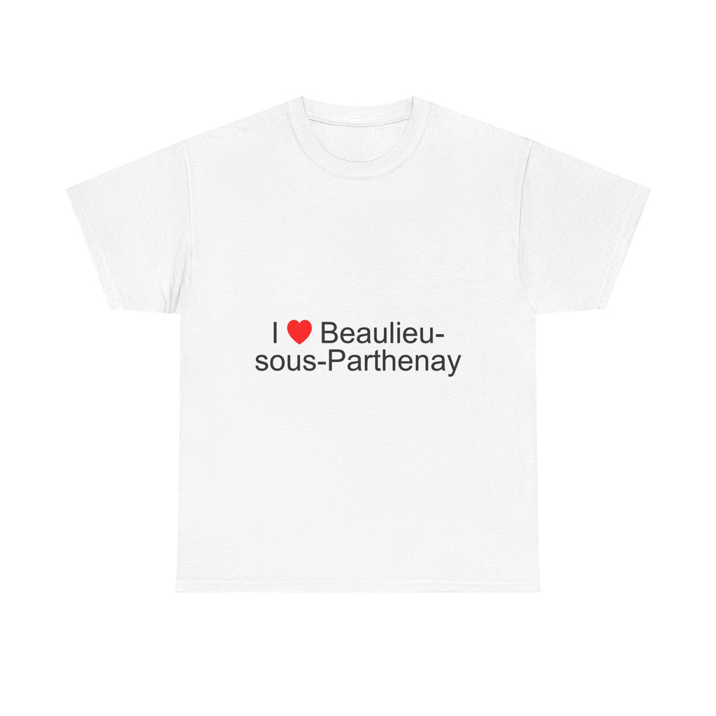 T-shirt I love beaulieu-sous-parthenay