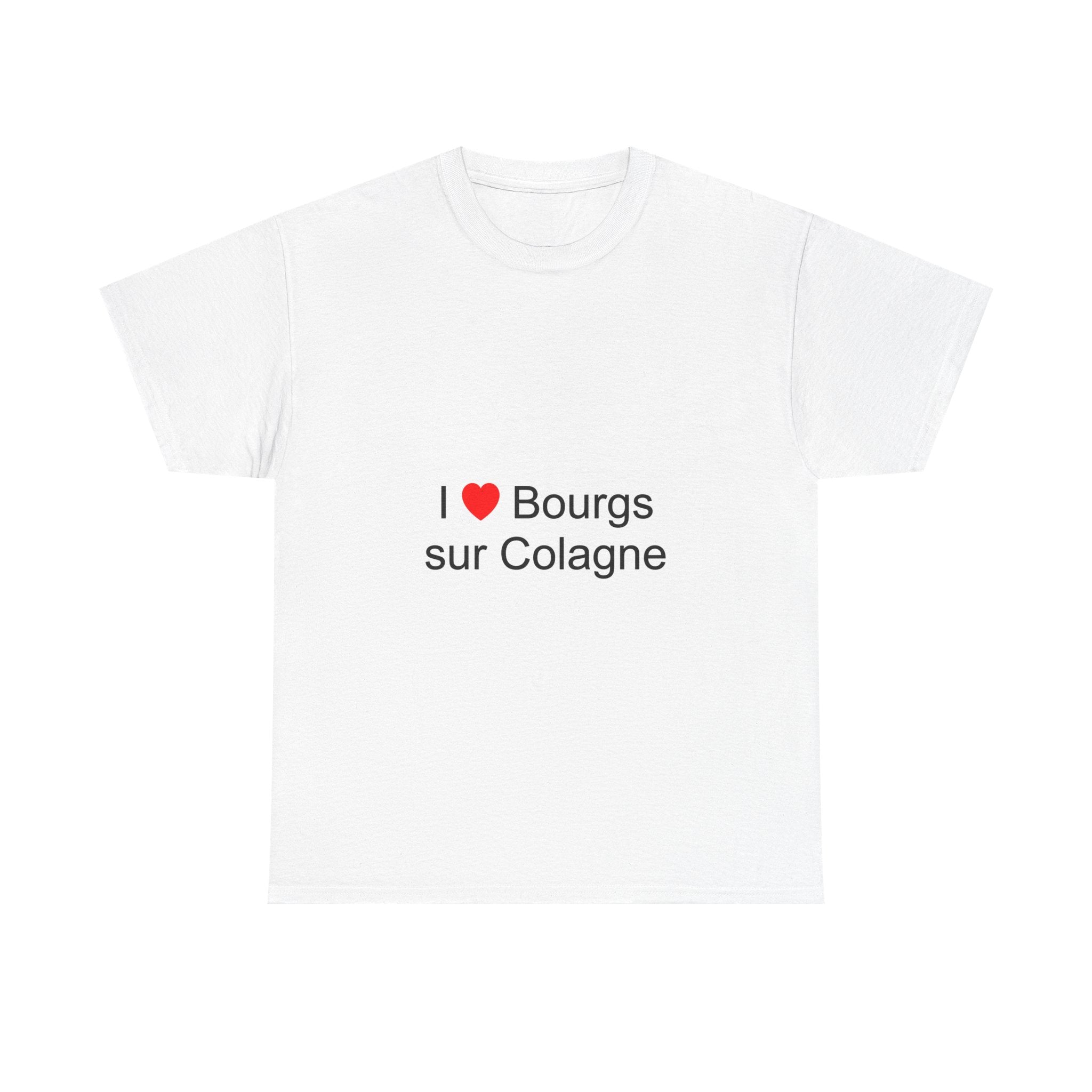 T-shirt I love bourgs sur colagne