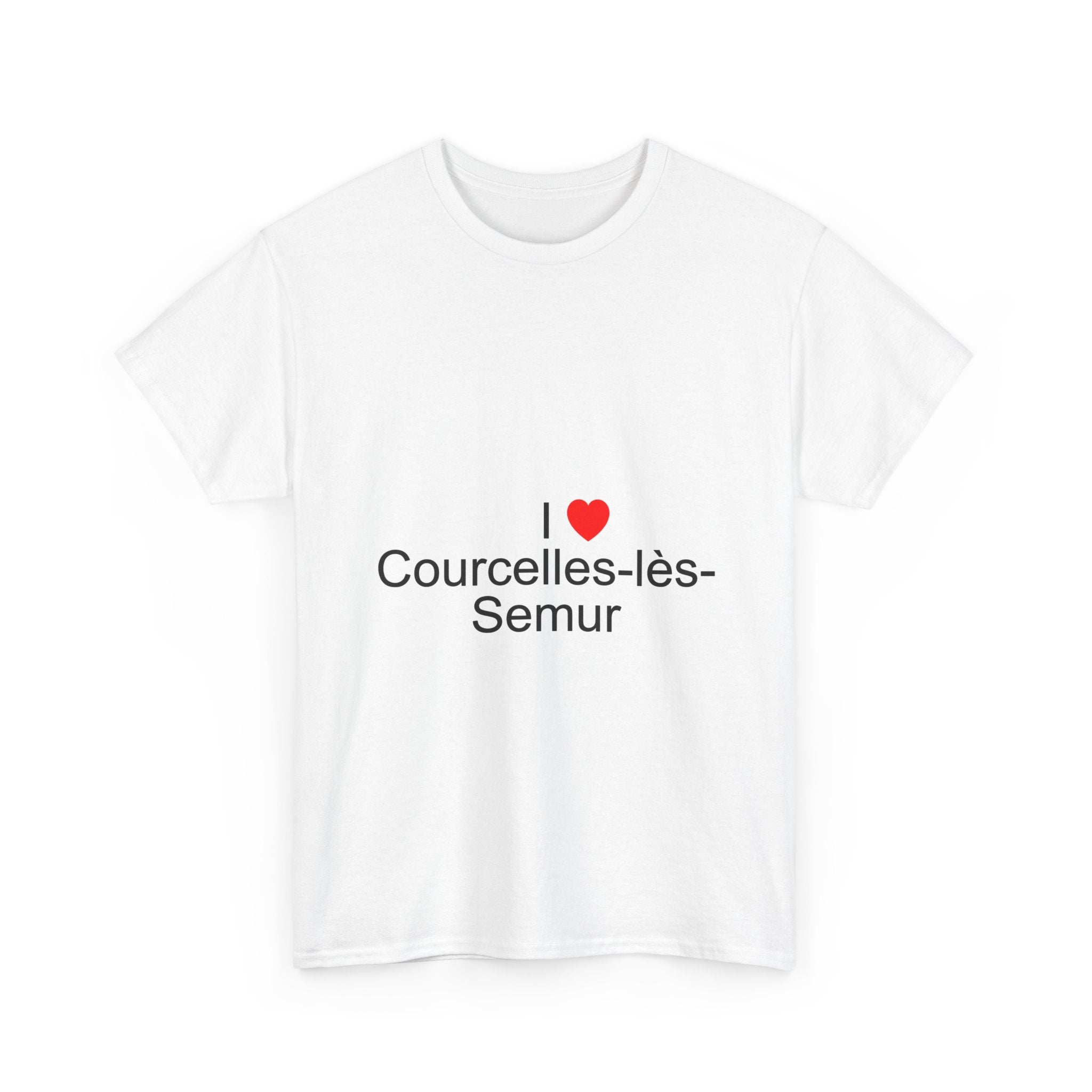 T-shirt I love courcelles-lès-semur