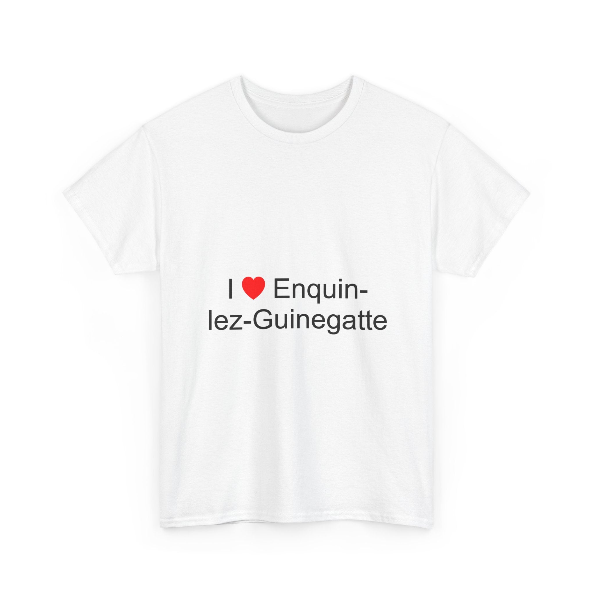T-shirt I love enquin-lez-guinegatte