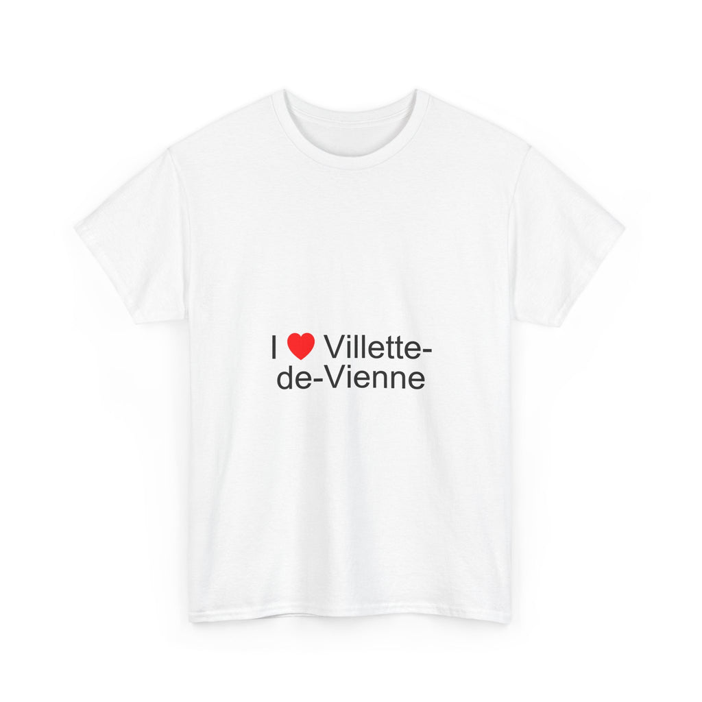 T-shirt I love villette-de-vienne