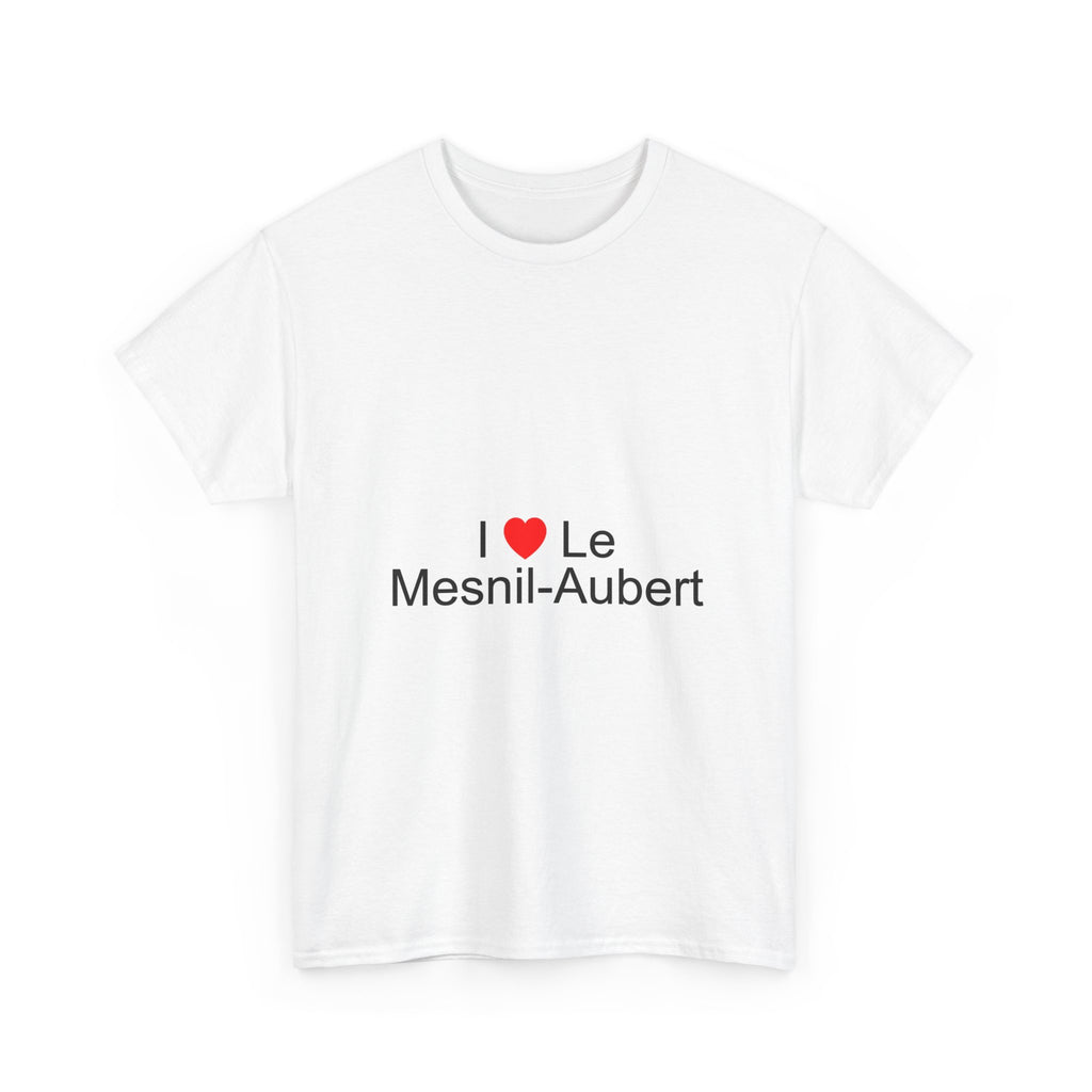 T-shirt I love le mesnil-aubert