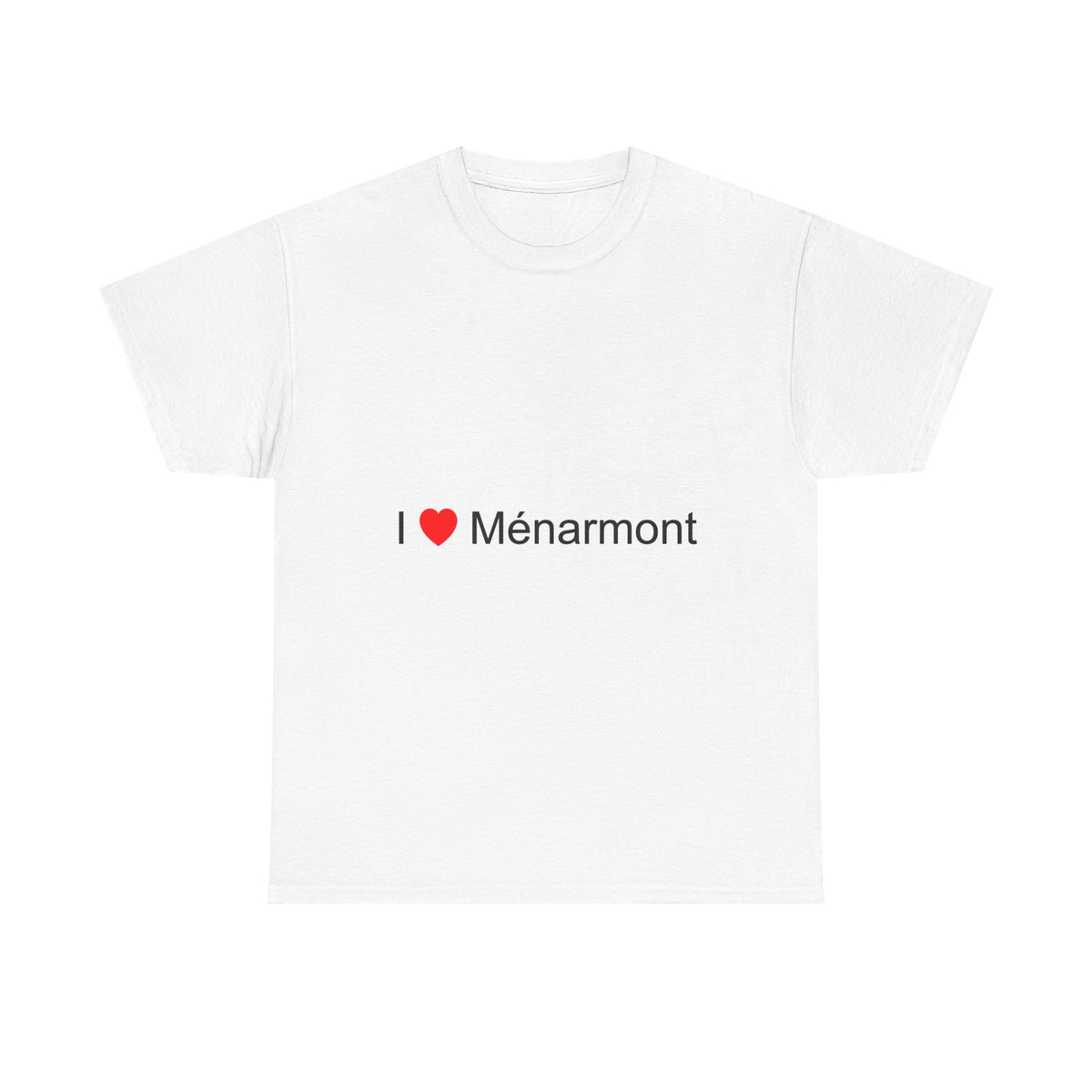 T-shirt I love ménarmont