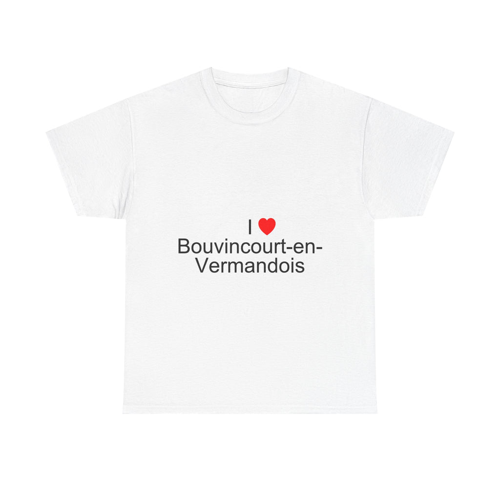 T-shirt I love bouvincourt-en-vermandois