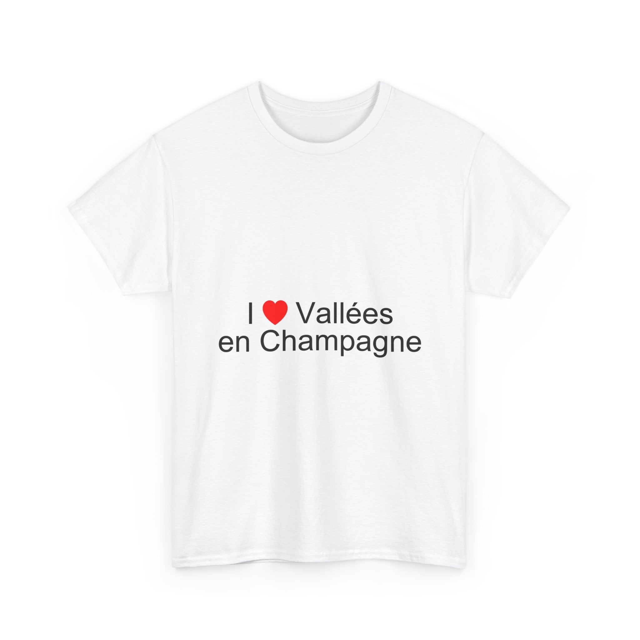 T-shirt I love vallées en champagne