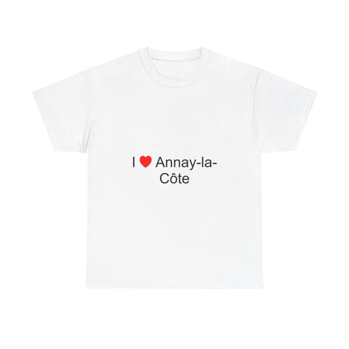 T-shirt I love annay-la-côte