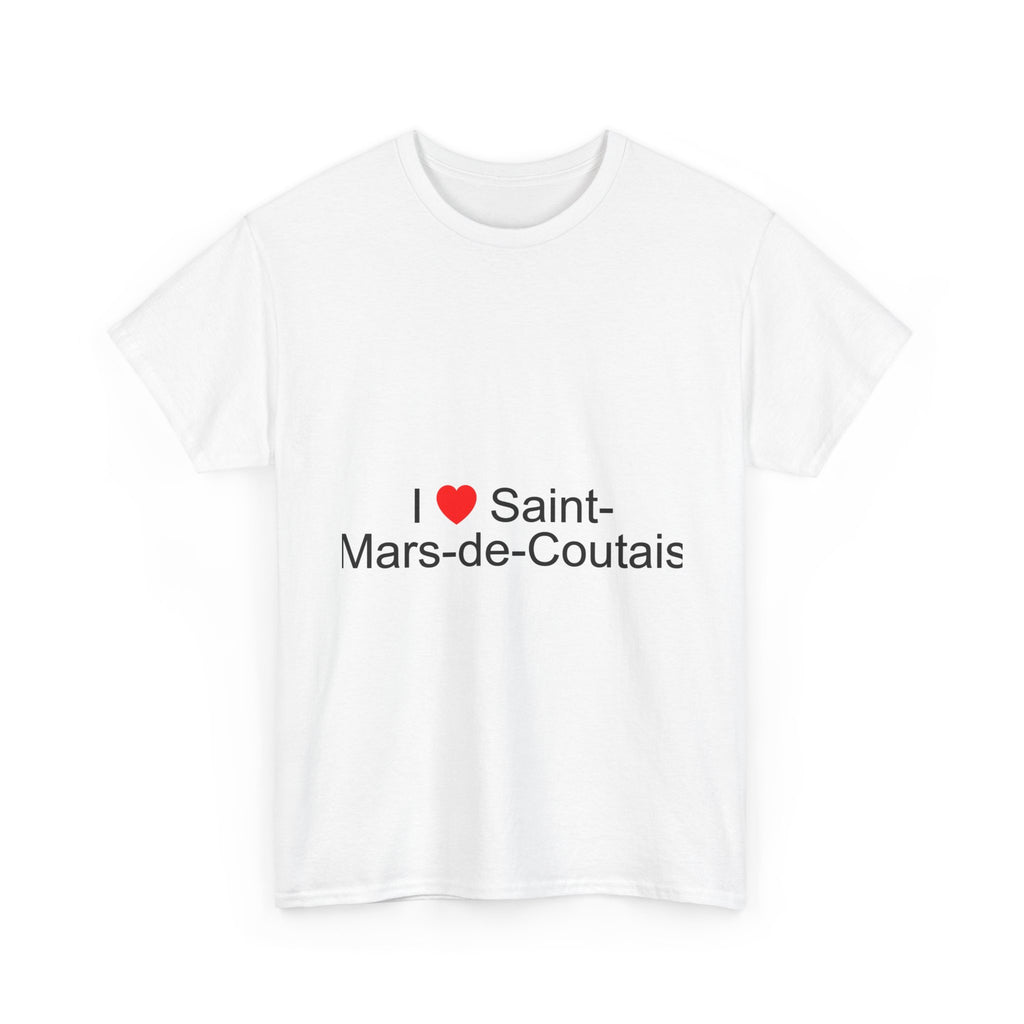 T-shirt I love saint-mars-de-coutais