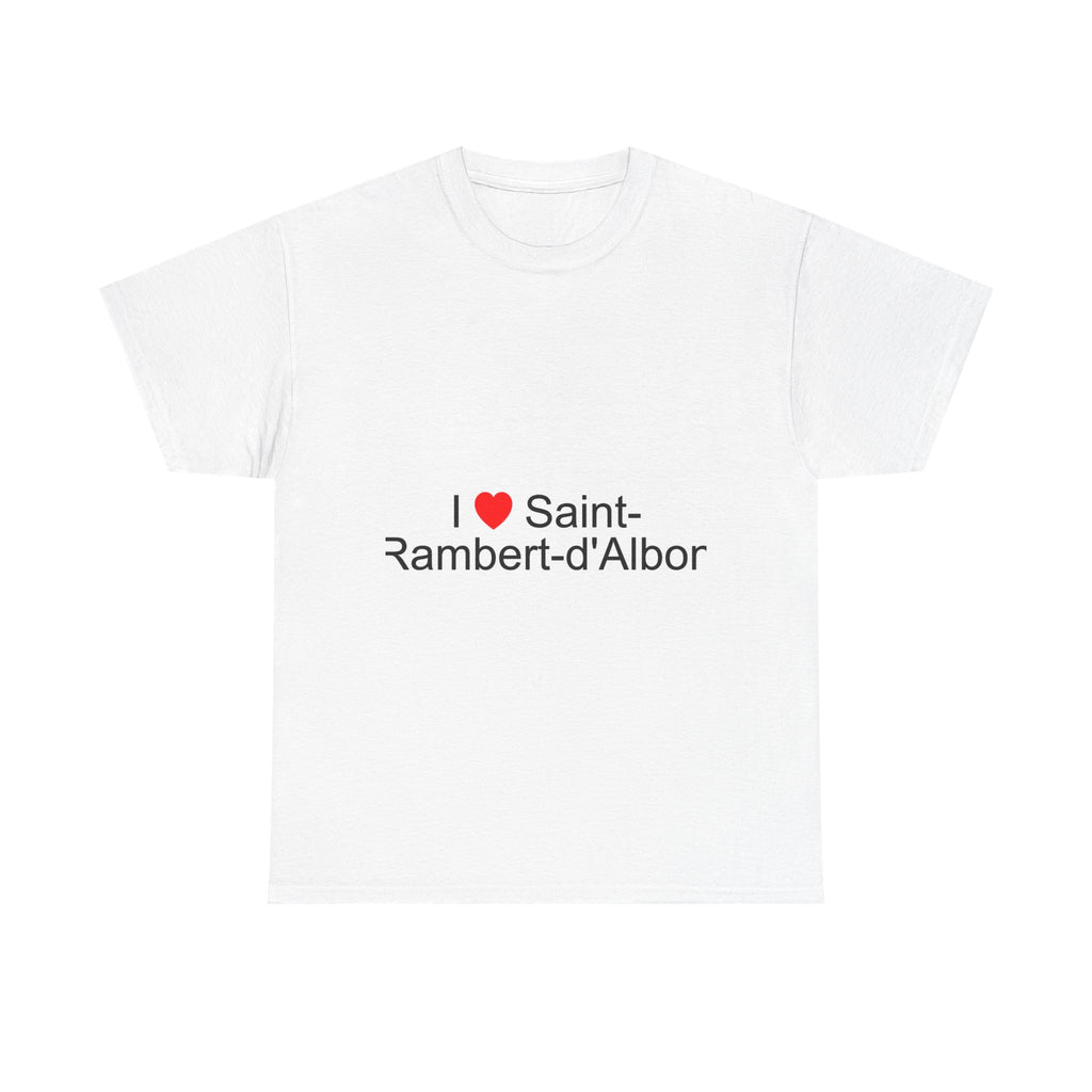 T-shirt I love saint-rambert-d'albon