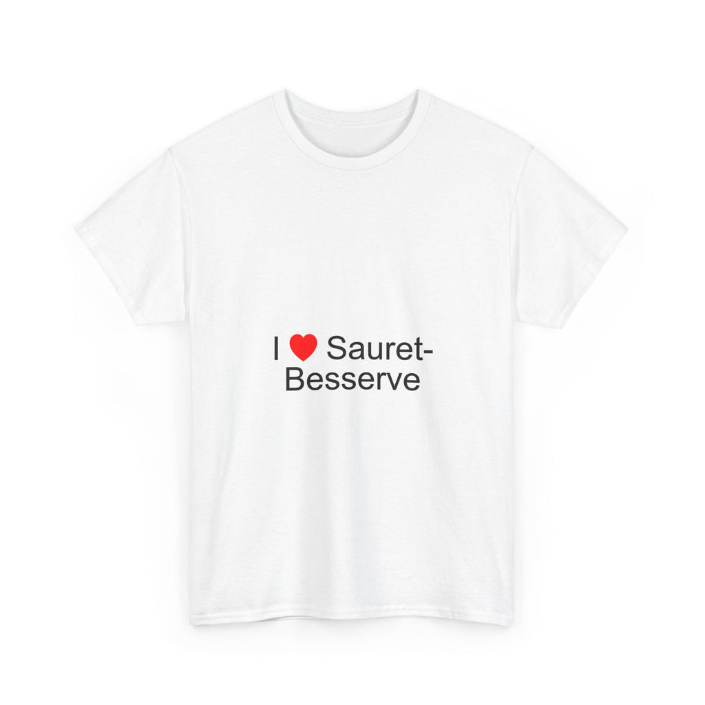 T-shirt I love sauret-besserve