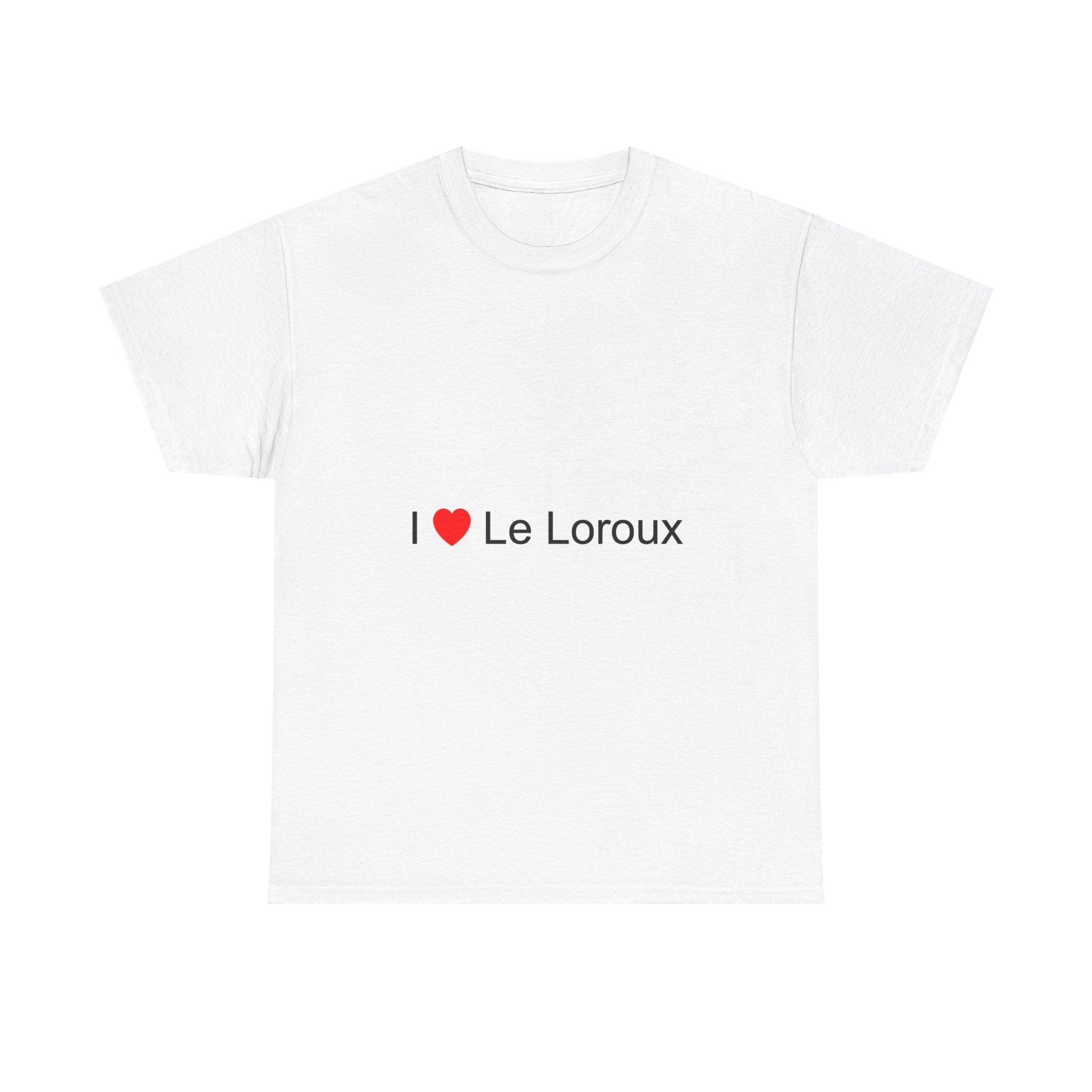 T-shirt I love le loroux