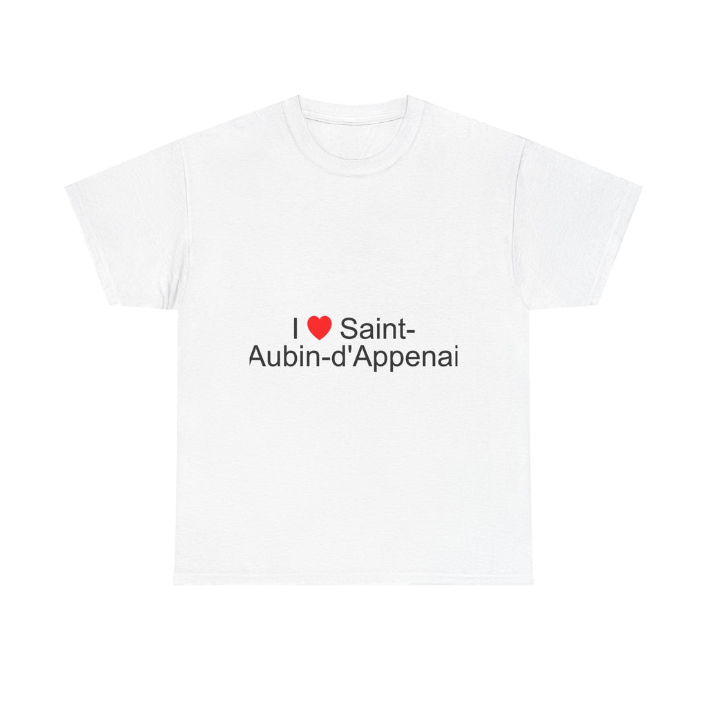 T-shirt I love saint-aubin-d'appenai