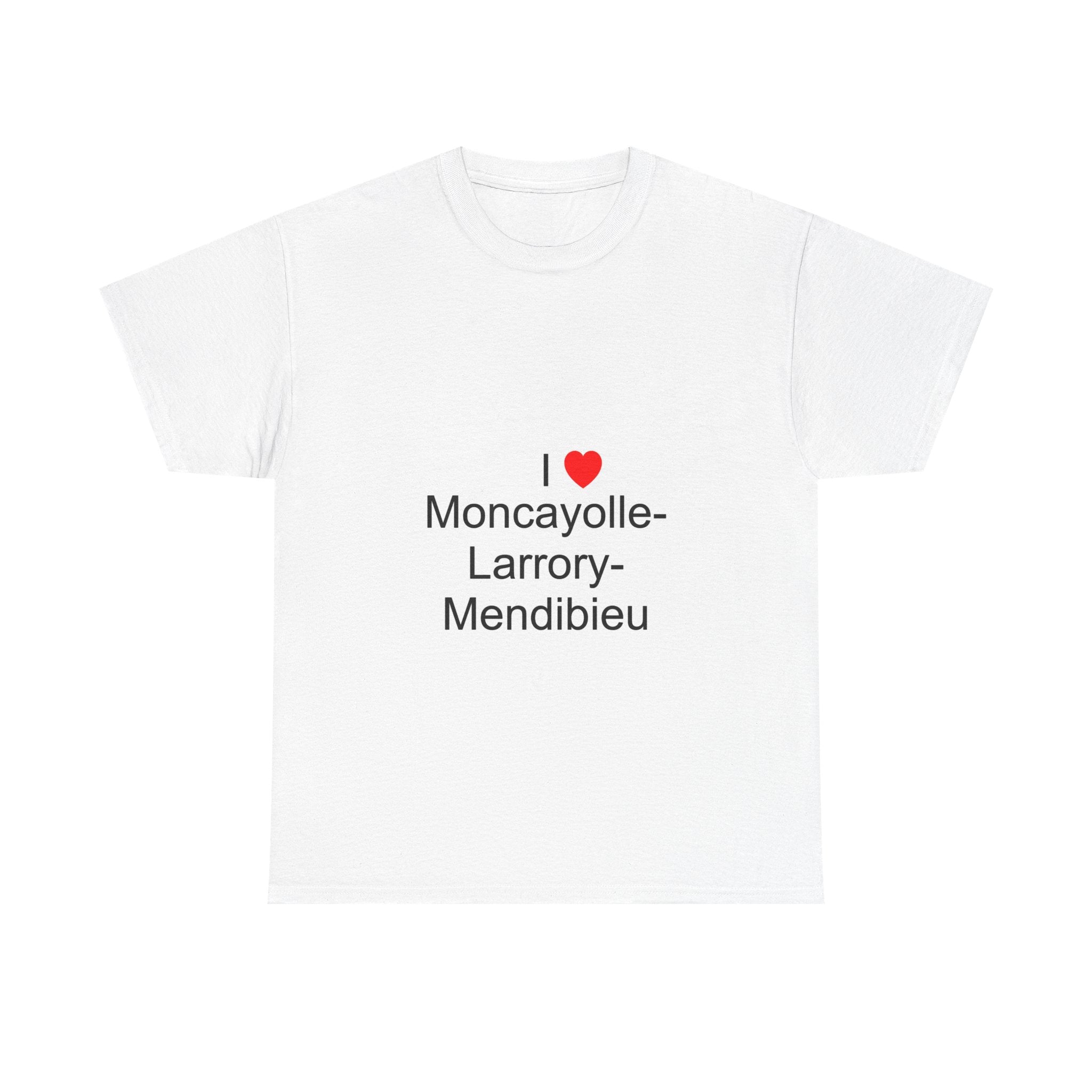 T-shirt I love moncayolle-larrory-mendibieu
