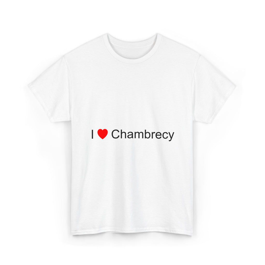 T-shirt I love chambrecy