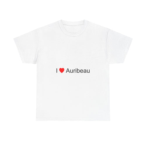 T-shirt I love auribeau