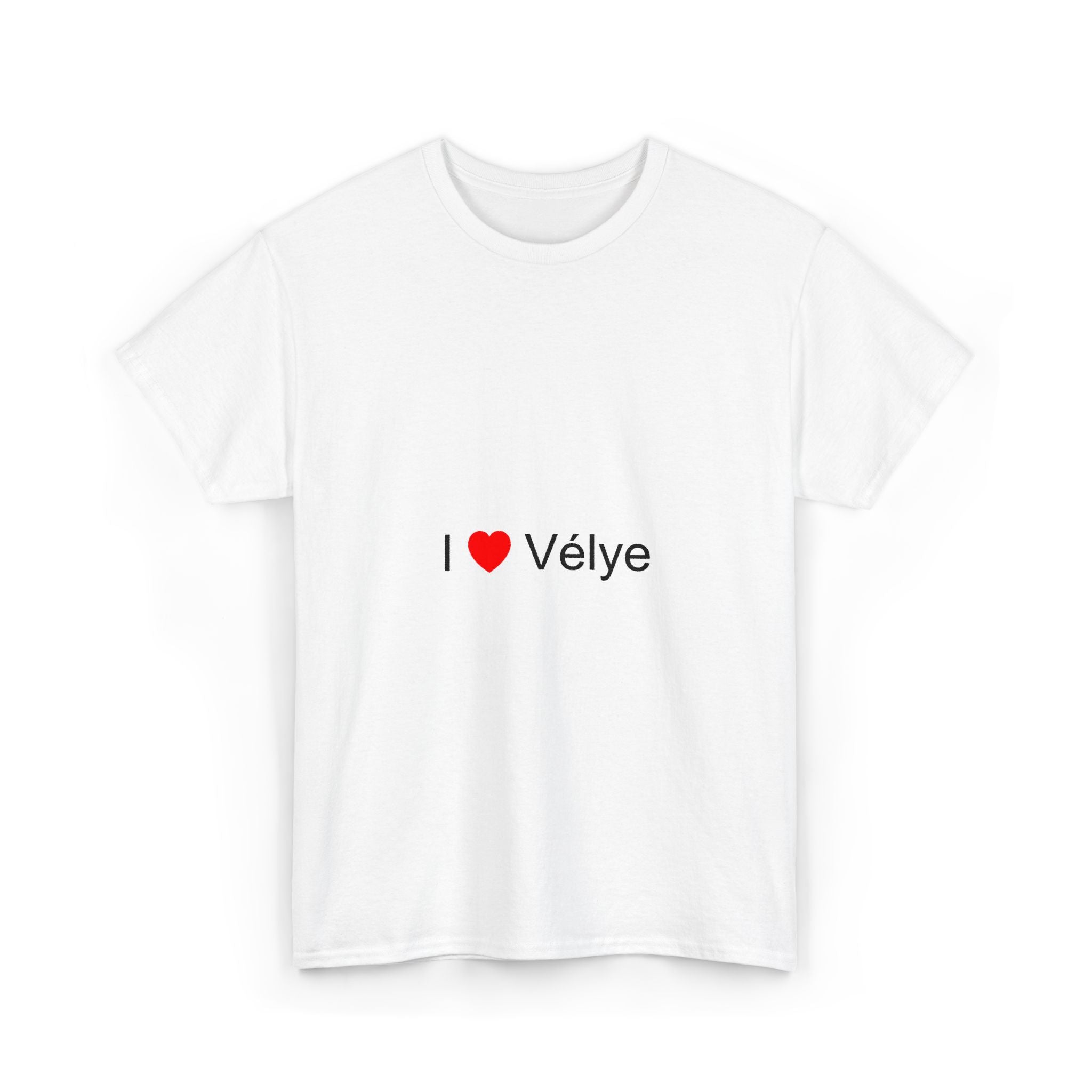 T-shirt I love vélye