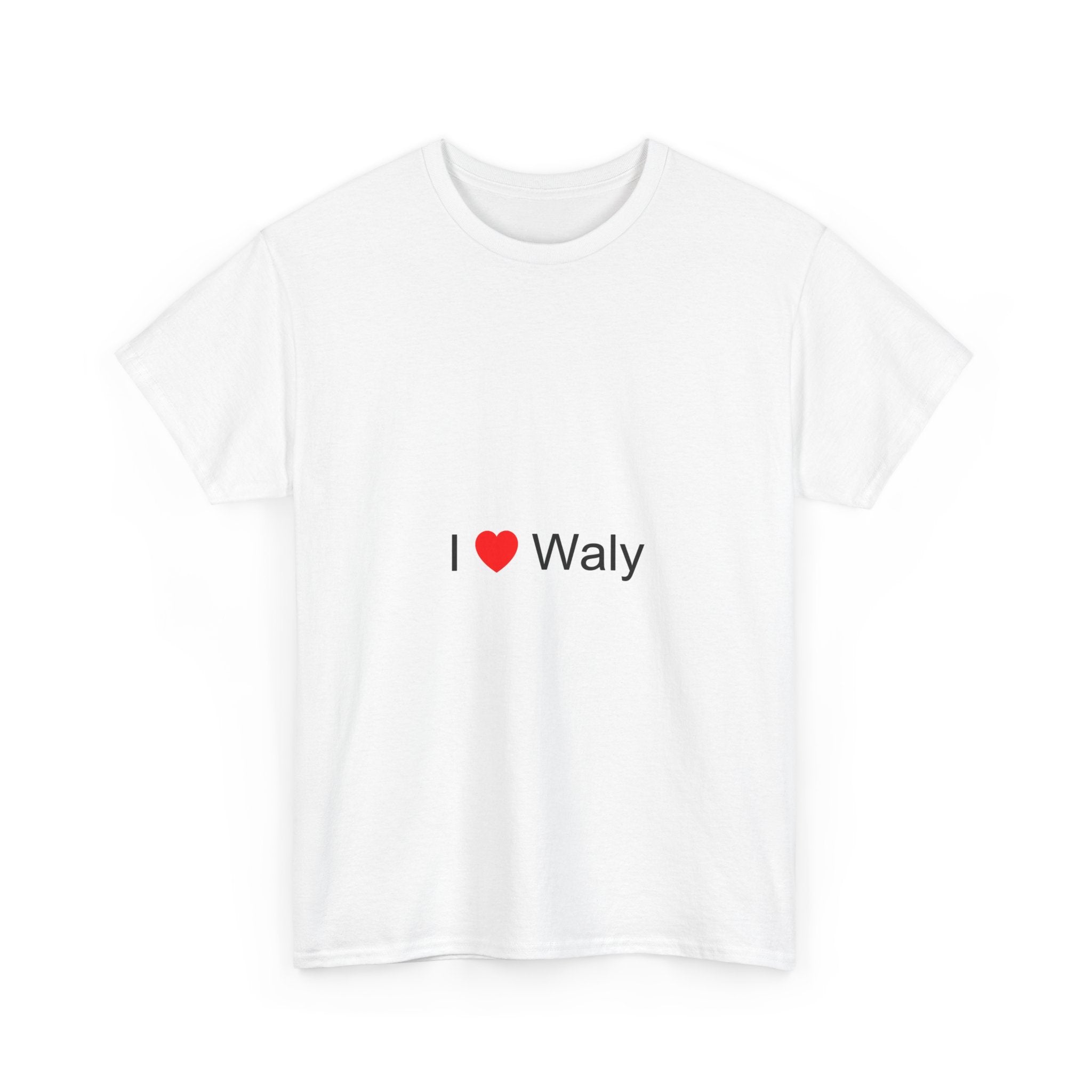 T-shirt I love waly