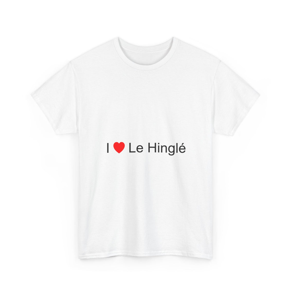 T-shirt I love le hinglé