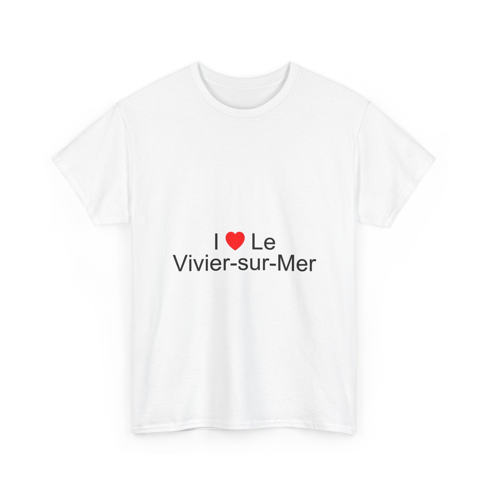 T-shirt I love le vivier-sur-mer