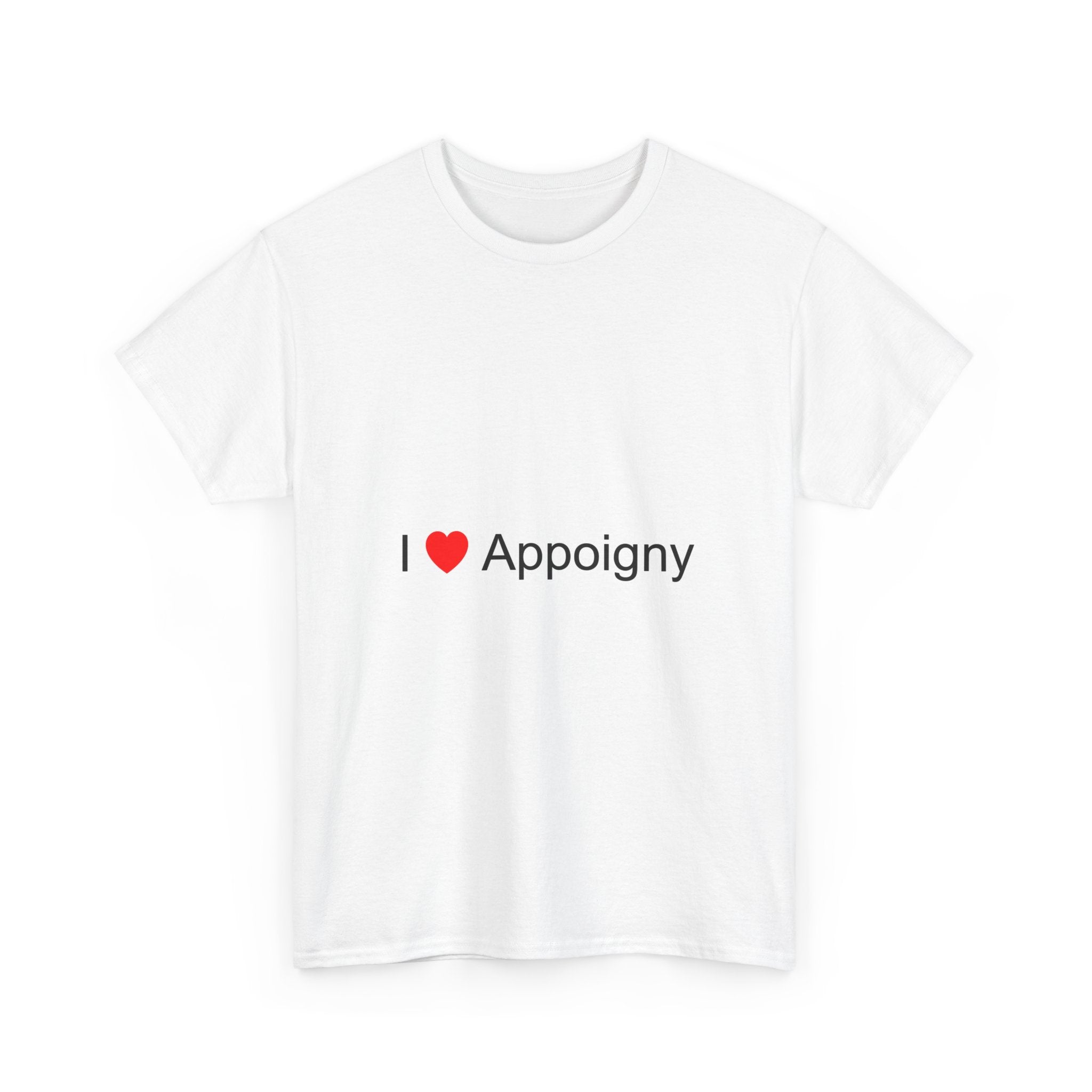 T-shirt I love appoigny