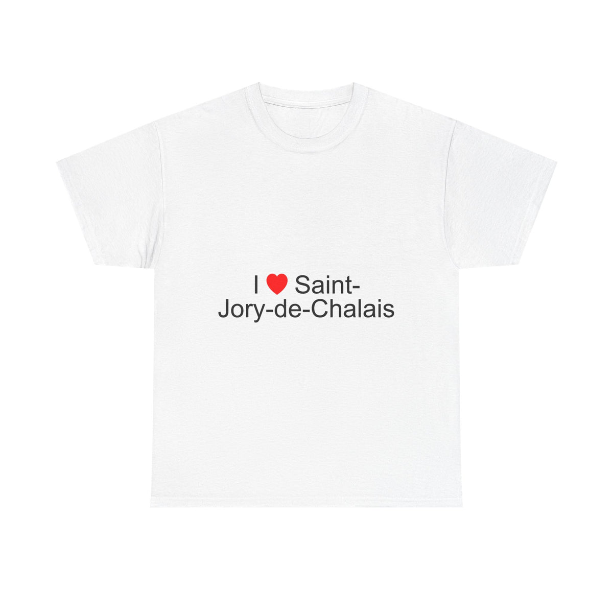 T-shirt I love saint-jory-de-chalais