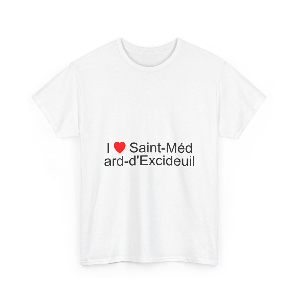 T-shirt I love saint-médard-d'excideuil