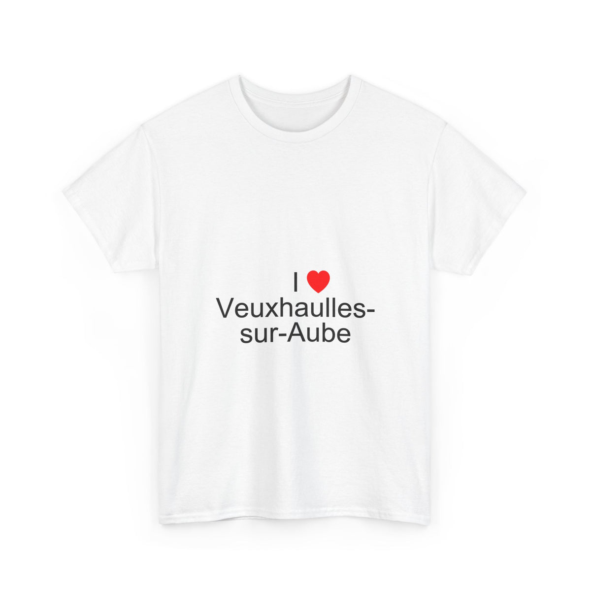 T-shirt I love veuxhaulles-sur-aube