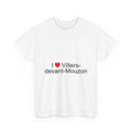 T-shirt I love villers-devant-mouzon
